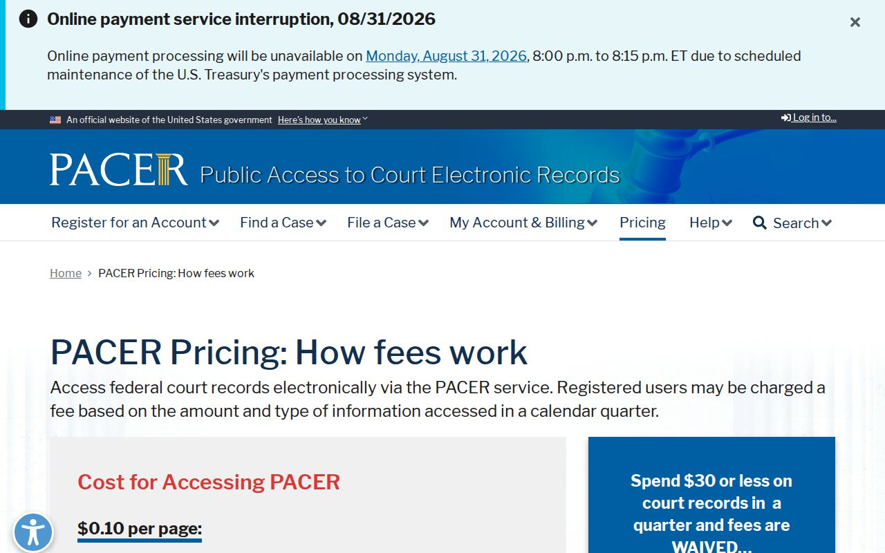 East Jordan court record research image about court-record pricing information