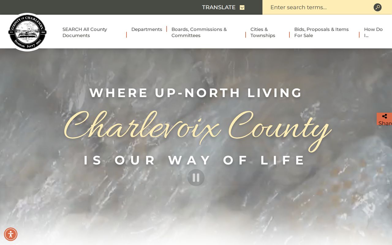 Charlevoix County court docket county government service gateway